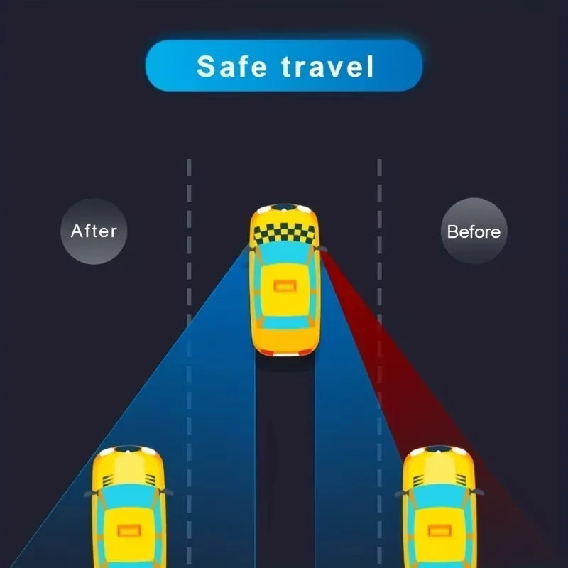 Universal Clip-On Rearview Mirror – See More, Drive Safer