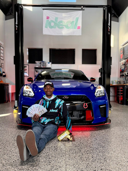 Rocky A. with his prize