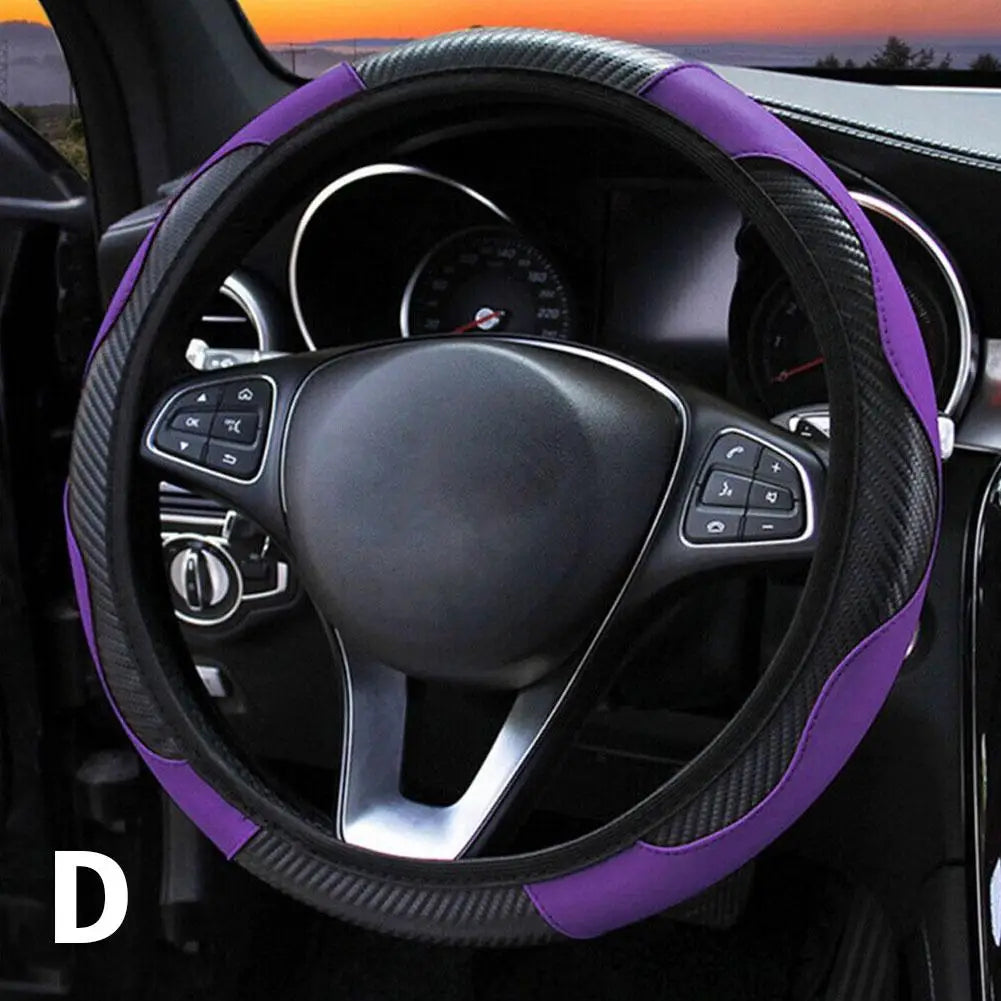 Microfiber Leather Steering Wheel Cover – Grip It Like You Mean It