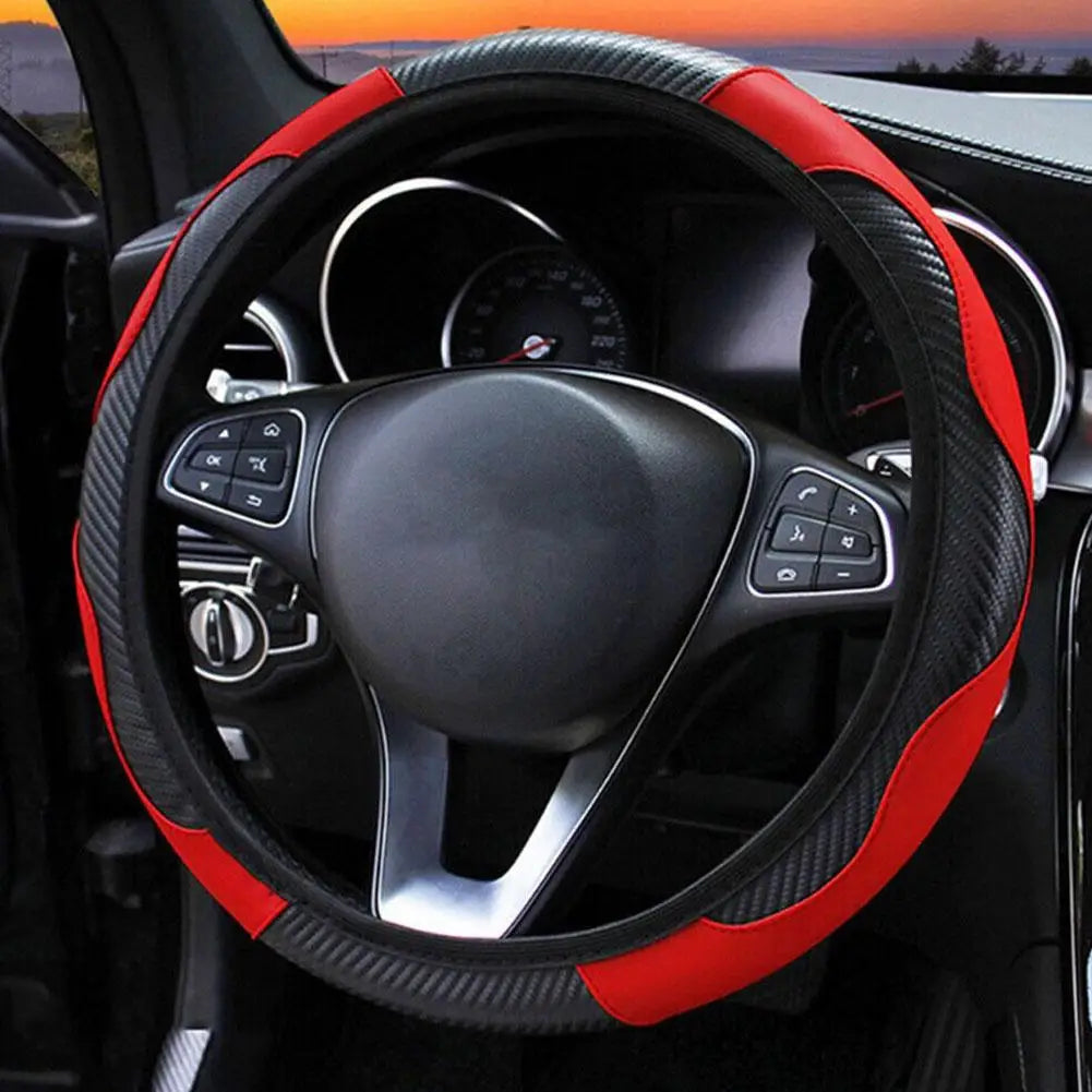 Microfiber Leather Steering Wheel Cover – Grip It Like You Mean It