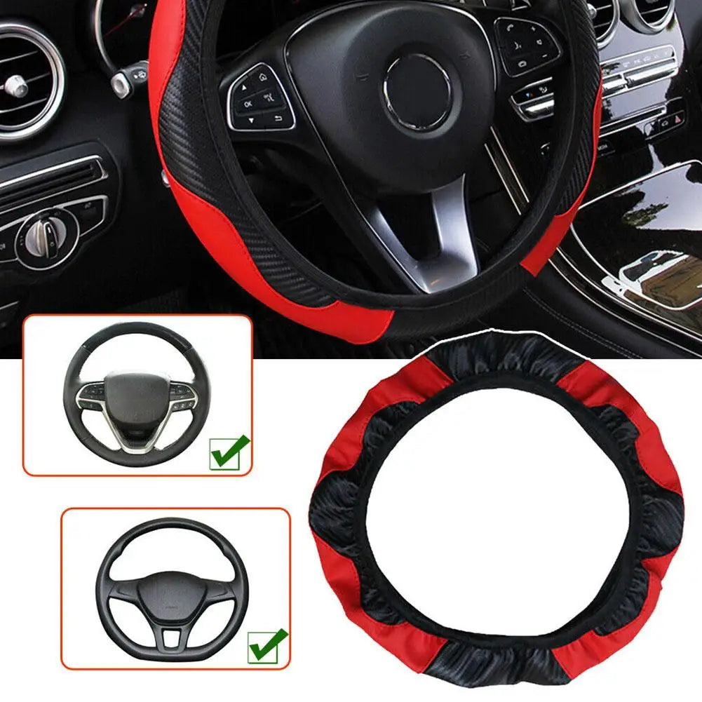 Microfiber Leather Steering Wheel Cover – Grip It Like You Mean It