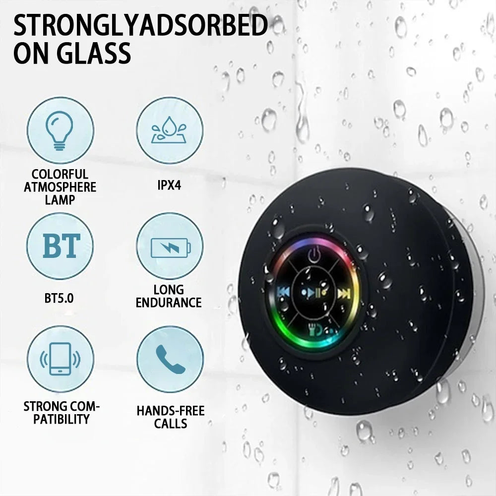 Suction Cup Bluetooth Speaker – Stick It. Blast It. Love It.