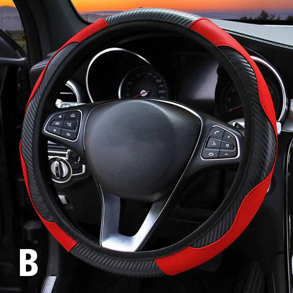 Microfiber Leather Steering Wheel Cover – Grip It Like You Mean It