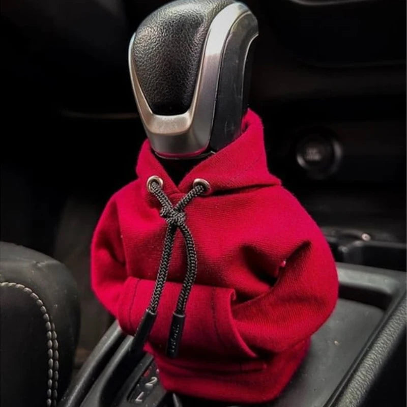 Mini Hoodie Gear Shift Cover – Because Your Shifter Deserves to Be Cozy Too