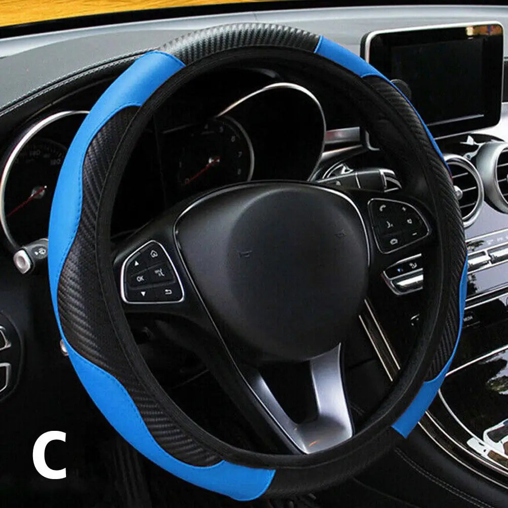 Microfiber Leather Steering Wheel Cover – Grip It Like You Mean It