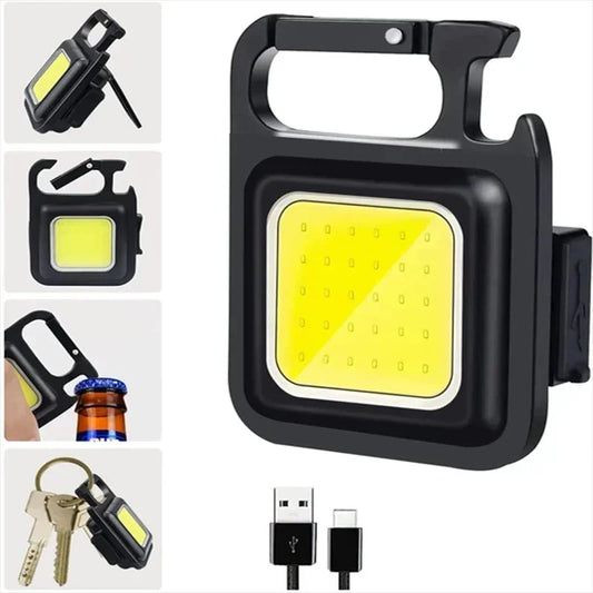 The Ideal 3-in-1 Mini Flashlight Keychain – Compact, Powerful, Versatile!