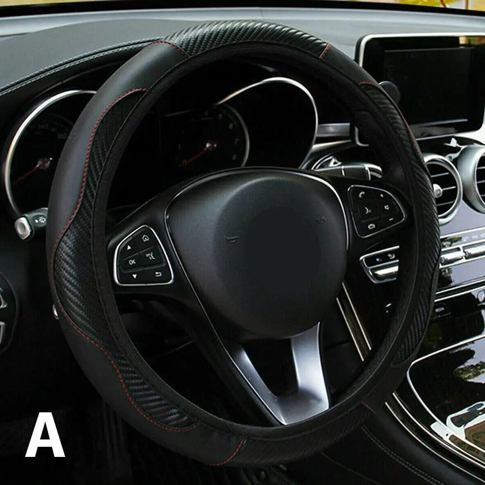 Microfiber Leather Steering Wheel Cover – Grip It Like You Mean It