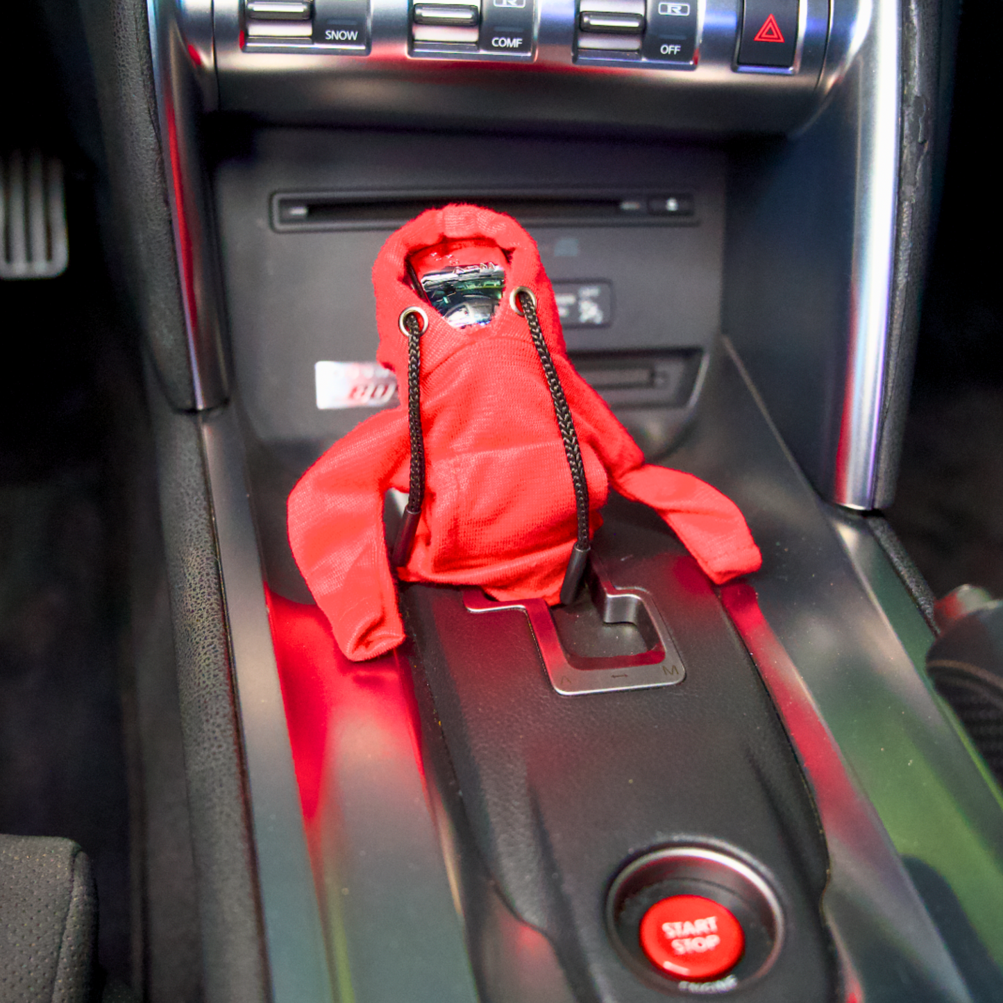 Mini Hoodie Gear Shift Cover – Because Your Shifter Deserves to Be Cozy Too