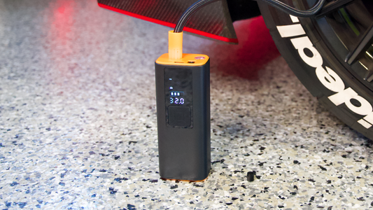 Portable Car Air Pump – Wireless or Wired, Always Ready